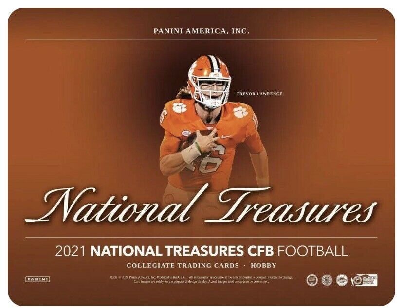 2021 PANINI NATIONAL TREASURES Collegiate FOOTBALL